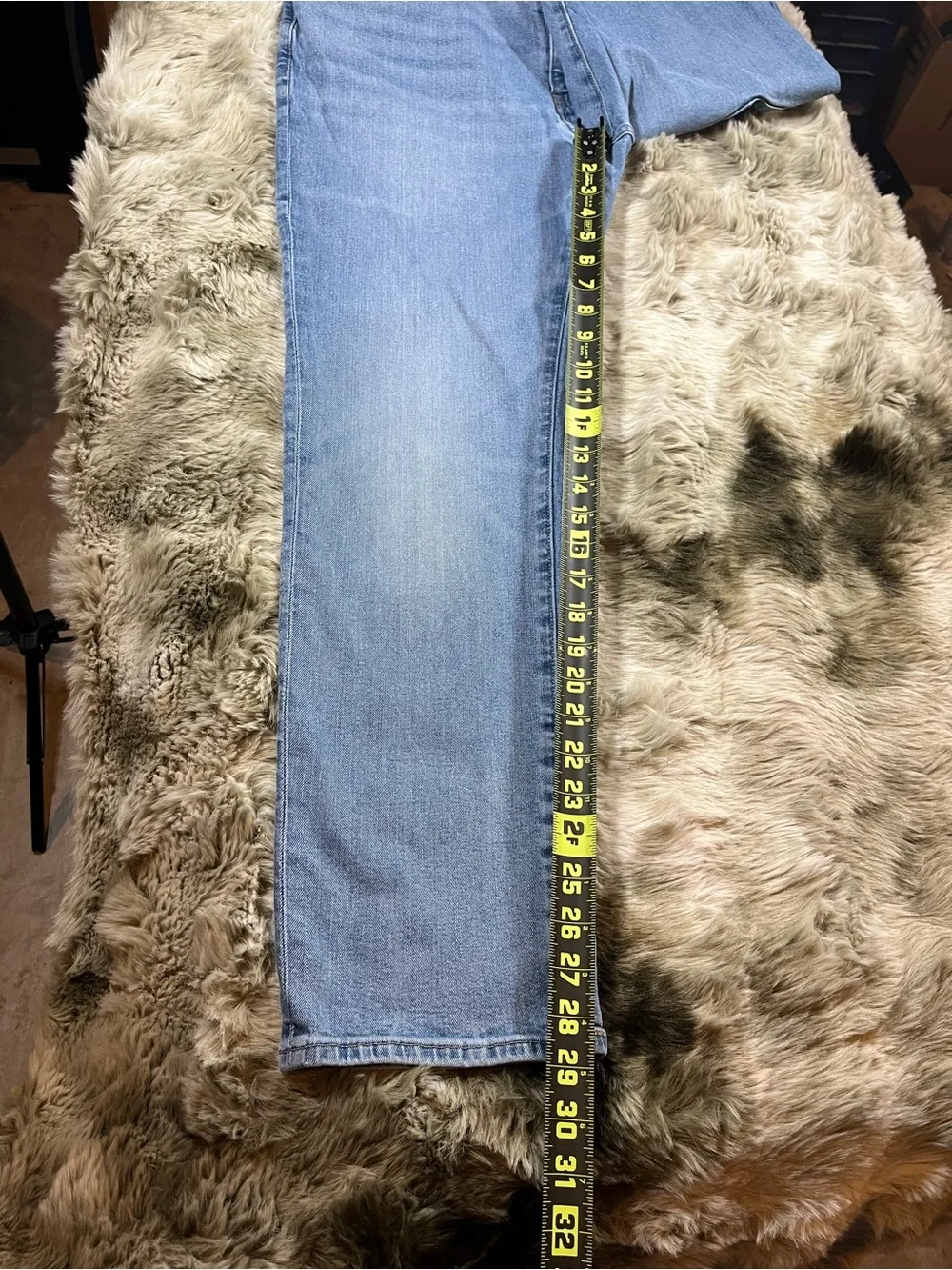 J. Crew Men's Light Blue Straight Jeans - 36wx30l